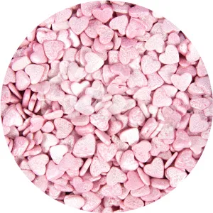 СердечкиРозовыеПерламутр